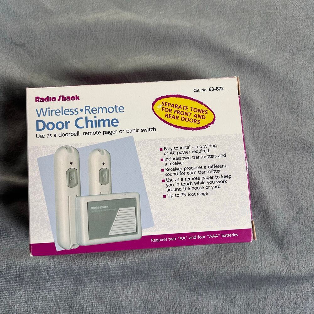 Radio Shack Vintage Wireless remote Door Chime